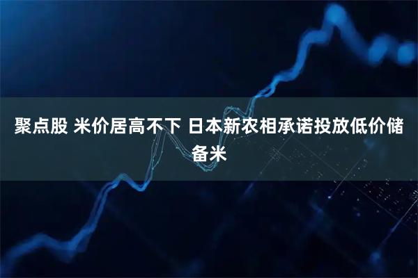 聚点股 米价居高不下 日本新农相承诺投放低价储备米